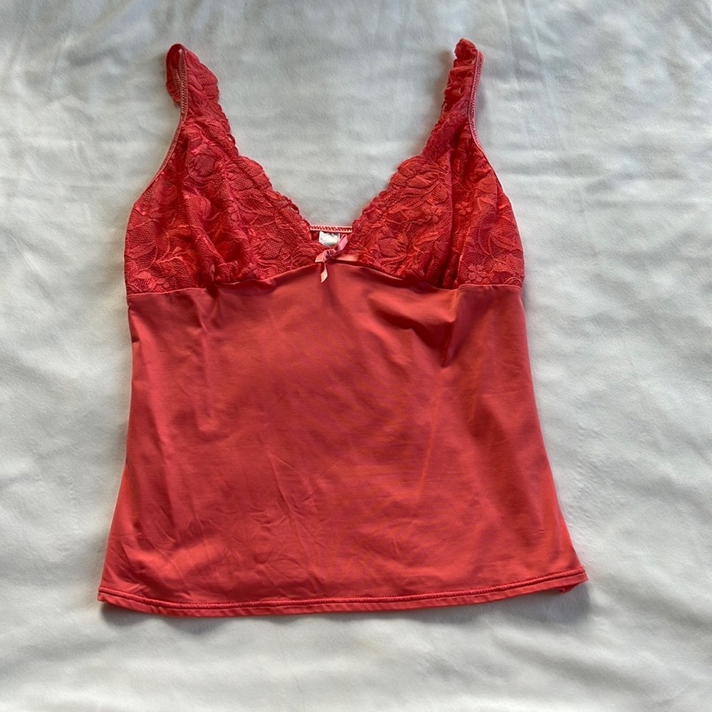Pink Lace Tank